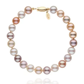 7.5-8.0 mm Multicolor Freshadama Pearl Bracelet 7.5-8.0 mm Multicolor Freshadama Pearl Bracelet