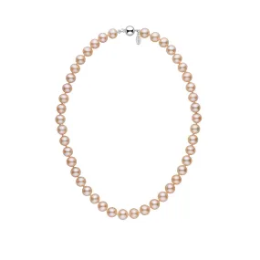 8.5-9.0 mm 16 Inch Pink to Peach Freshadama Freshwater Pearl Necklace 8.5-9.0 mm 16 Inch Pink to Peach Freshadama Freshwater Pearl Necklace