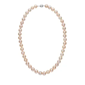 9.5-10.5 mm 18 inch AAA Pink to Peach Freshwater Pearl Necklace 9.5-10.5 mm 18 inch AAA Pink to Peach Freshwater Pearl Necklace
