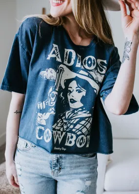 Adios Cowboy Cropped Tee Adios Cowboy Cropped Tee