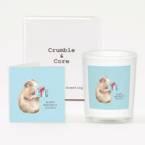 Animal Collection Boxed Candle and Greeting Card Guinea Pig Animal Collection Boxed Candle and Greeting Card Guinea Pig