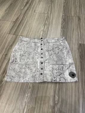 Animal Print Skirt Mini & Short White House Black Market, Size 12 Animal Print Skirt Mini & Short White House Black Market, Size 12