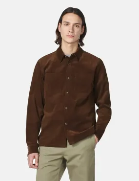 A.P.C. Joe Overshirt (Velvet) - Brown A.P.C. Joe Overshirt (Velvet) - Brown