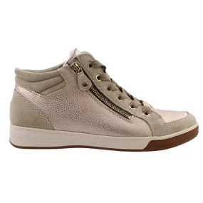 Ara Ladies Hi Top Trainers - 24499-94 - Sand Ara Ladies Hi Top Trainers - 24499-94 - Sand