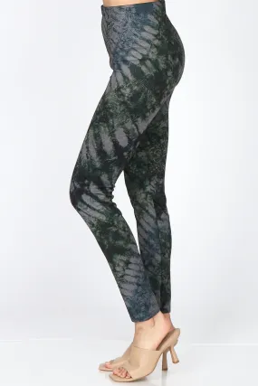 B4292CJ High Waist Full Length Legging - Mossy Green B4292CJ High Waist Full Length Legging - Mossy Green