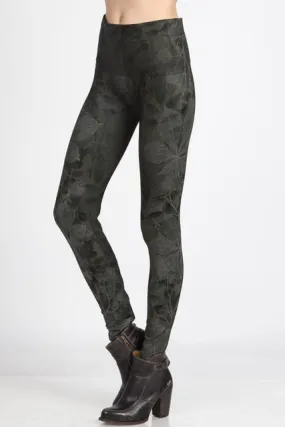 B4437L High Waist Full Length Legging w/Forest Print B4437L High Waist Full Length Legging w/Forest Print