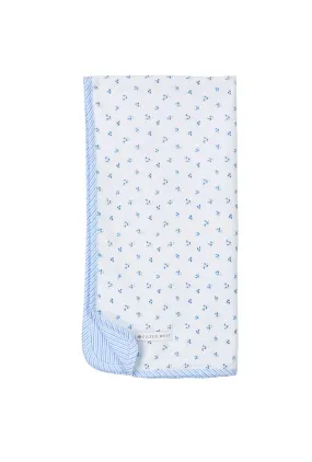 Baby Seaside Floral Cotton Blanket Baby Seaside Floral Cotton Blanket