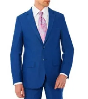 Baroni Sharkskin French Blue Suit Modern Fit Baroni Sharkskin French Blue Suit Modern Fit