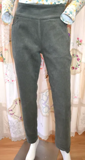 Berserk Sage Green Corduroy Cigarette Pant Berserk Sage Green Corduroy Cigarette Pant