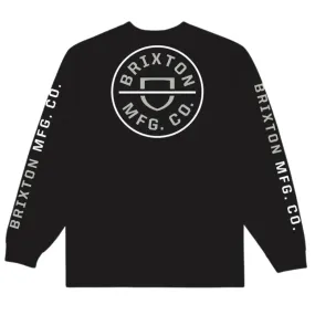 Brixton Men's Crest Long Sleeve Tee 2024 Brixton Men's Crest Long Sleeve Tee 2024
