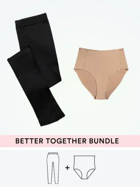Bundle Truekind® & Shapermint Essentials - 1 Seamless Brief   1 High-Waisted Shaping Leggings Bundle Truekind® & Shapermint Essentials - 1 Seamless Brief   1 High-Waisted Shaping Leggings