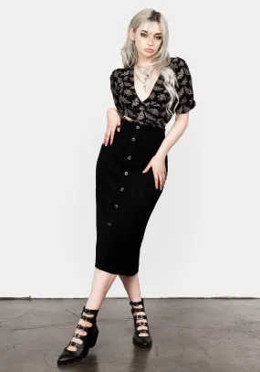 CABERNET SUEDE MIDI SKIRT CABERNET SUEDE MIDI SKIRT