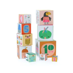Cardboard Nesting Cubes - Vilac Cardboard Nesting Cubes - Vilac