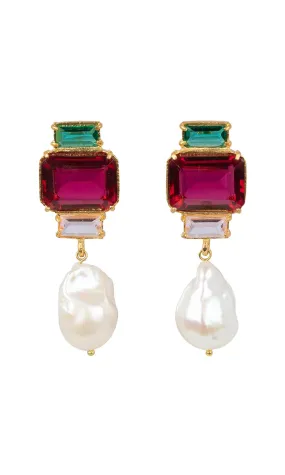 Christie Nicolaides Bambina Earrings - Rasberry Christie Nicolaides Bambina Earrings - Rasberry