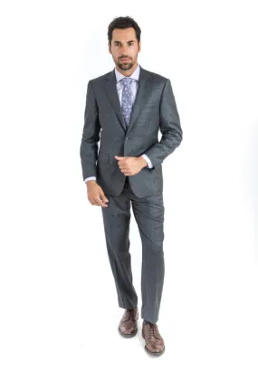 Classic Fit Grey Microbox Two Piece Suit ST-19FW5 Classic Fit Grey Microbox Two Piece Suit ST-19FW5