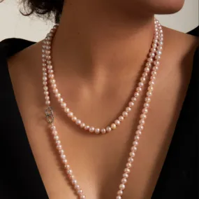Classy Pearl Strand Necklace Classy Pearl Strand Necklace
