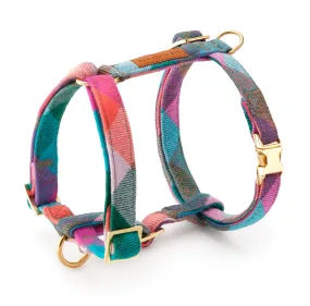 Color Pop Plaid Flannel Dog Harness Color Pop Plaid Flannel Dog Harness