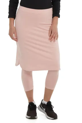 Cropped ShirtTail Snoga Athletic Skirt in Silver Pink Cropped ShirtTail Snoga Athletic Skirt in Silver Pink
