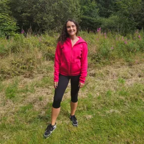 Cropped Sports Leggings V2 with Deep Side Pockets in Black Cropped Sports Leggings V2 with Deep Side Pockets in Black