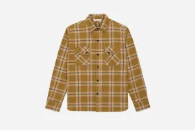 Crosscut Flannel ~ Coyote Slub Check Crosscut Flannel ~ Coyote Slub Check