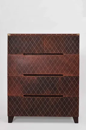 DYNASTY CHEST OF DRAWERS - LEATHER DYNASTY CHEST OF DRAWERS - LEATHER