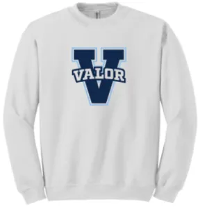 Essentials Crewneck Sweatshirt White Valor V Essentials Crewneck Sweatshirt White Valor V