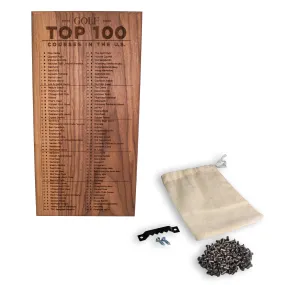 GOLF Magazine 2022-2023 US Top 100 Golf Course Board GOLF Magazine 2022-2023 US Top 100 Golf Course Board