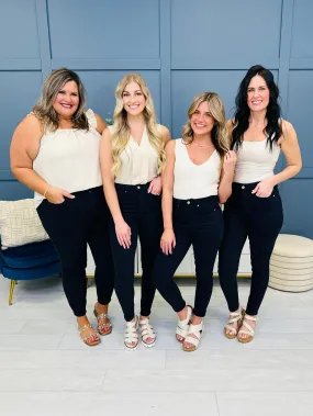 Judy Blue Noticeably Navy Tummy Control Skinny Jeans in Reg/Curvy Judy Blue Noticeably Navy Tummy Control Skinny Jeans in Reg/Curvy