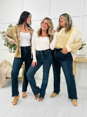 Judy Blue Stay Fly Button Fly Straight Leg Jeans Judy Blue Stay Fly Button Fly Straight Leg Jeans