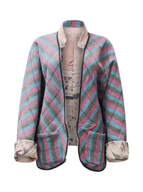 kantha vintage short jacket bhargava kantha vintage short jacket bhargava