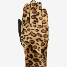 Leopard - sheep leather gloves with warm fleece lining & touchscreen feature Leopard - sheep leather gloves with warm fleece lining & touchscreen feature
