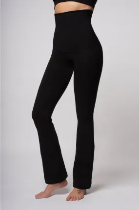Lightweight Strong Compression Bootcut with High Waisted Tummy Control Black Lightweight Strong Compression Bootcut with High Waisted Tummy Control Black