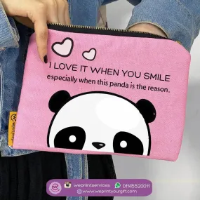 Makeup & Pencil Case-Panda Makeup & Pencil Case-Panda