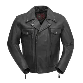 Mastermind Men's Motorcycle Leather Jacket Mastermind Men's Motorcycle Leather Jacket