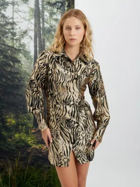 Maxine Animal Wrap Dress Maxine Animal Wrap Dress