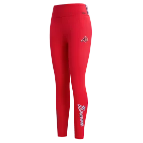 MLB ATLANTA BRAVES CLASSIC WOMEN'S JERSEY LEGGING (RED) MLB ATLANTA BRAVES CLASSIC WOMEN'S JERSEY LEGGING (RED)