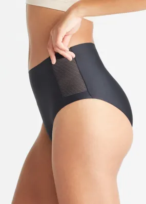 Non-Shaping Bonded Brief with Mesh Non-Shaping Bonded Brief with Mesh