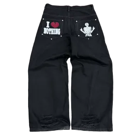 NOTHING JEANS (BLACK/RED) NOTHING JEANS (BLACK/RED)