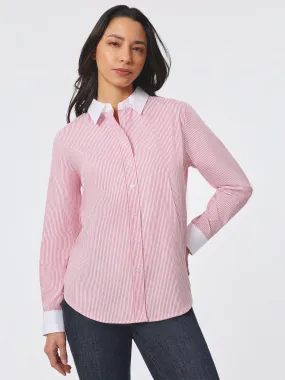 Oversized Striped Button-Down Shirt Oversized Striped Button-Down Shirt