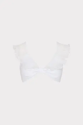 Pleated Organza Bikini Top Pleated Organza Bikini Top