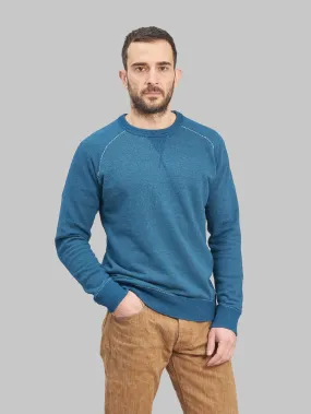 Pure Blue Japan 5400-GRE Slub Yarn Sweatshirt Greencast Indigo Pure Blue Japan 5400-GRE Slub Yarn Sweatshirt Greencast Indigo