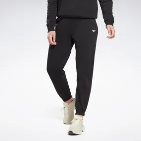Reebok Apparel Women Reebok Identity Fleece Joggers BLACK Reebok Apparel Women Reebok Identity Fleece Joggers BLACK