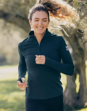 Relentless 1/4 Zip in Moss Green Relentless 1/4 Zip in Moss Green