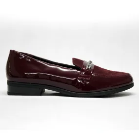 SOFTINO Ladies Suede Burgundy Moccasin SOFTINO Ladies Suede Burgundy Moccasin