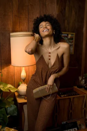 Soul Sister - Carnelian Ascension -  18 kt  body chain necklace Soul Sister - Carnelian Ascension -  18 kt  body chain necklace