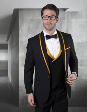 Statement Genova 2 Gold Tuxedo Modern Fit Statement Genova 2 Gold Tuxedo Modern Fit