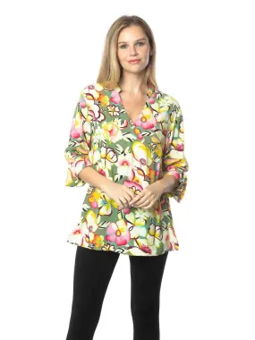 Tianello  TENCEL™   "Gaudi" Print  "Diva' Blouse Tianello  TENCEL™   "Gaudi" Print  "Diva' Blouse