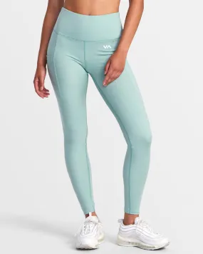 VA Essential High Waist Leggings - Green Haze VA Essential High Waist Leggings - Green Haze