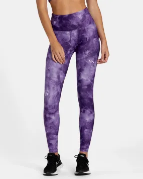 VA Essential Workout Leggings - Grape Tie Dye VA Essential Workout Leggings - Grape Tie Dye