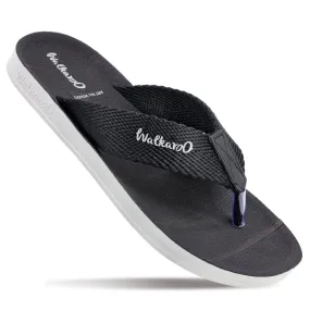 Walkaroo Men Solid Thong Sandals  - WG5002 Black Walkaroo Men Solid Thong Sandals  - WG5002 Black